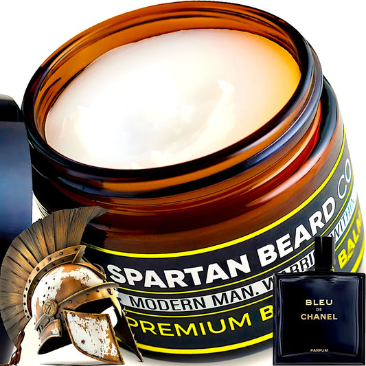 Beard Balm Channel Bleu Scented Spartan Beard Co 3