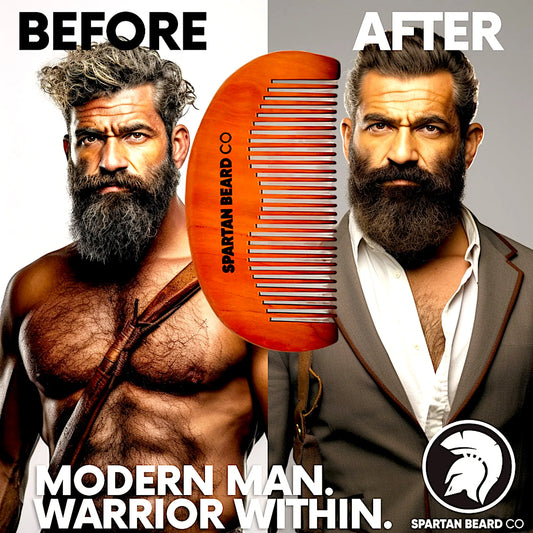 Spartan Beard Co Wooden Pocket Beard Comb 5