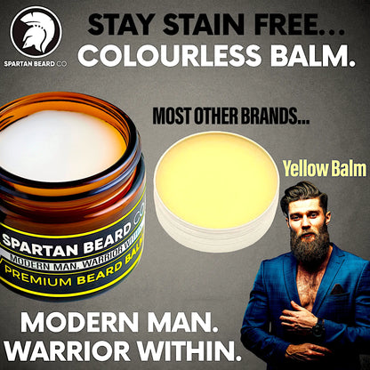 Beard Balm Channel Bleu Scented Spartan Beard Co 5