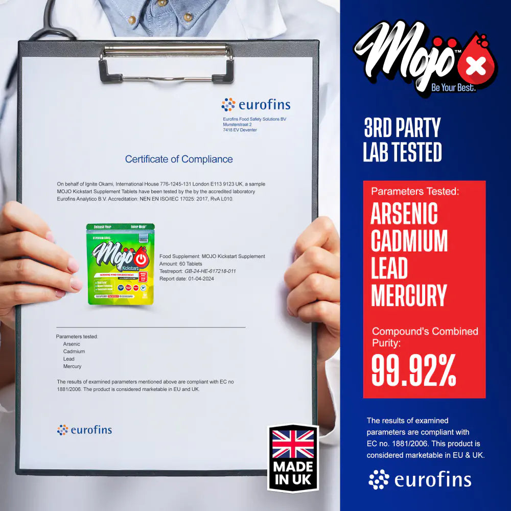 Mojo Kickstart Nootropic Neurotropics Huperzine A Alpha Brain Booster Gpc Bacopa Choline Ginkgo Genius Mind Capsules Lab Purity Tested Certiticate
