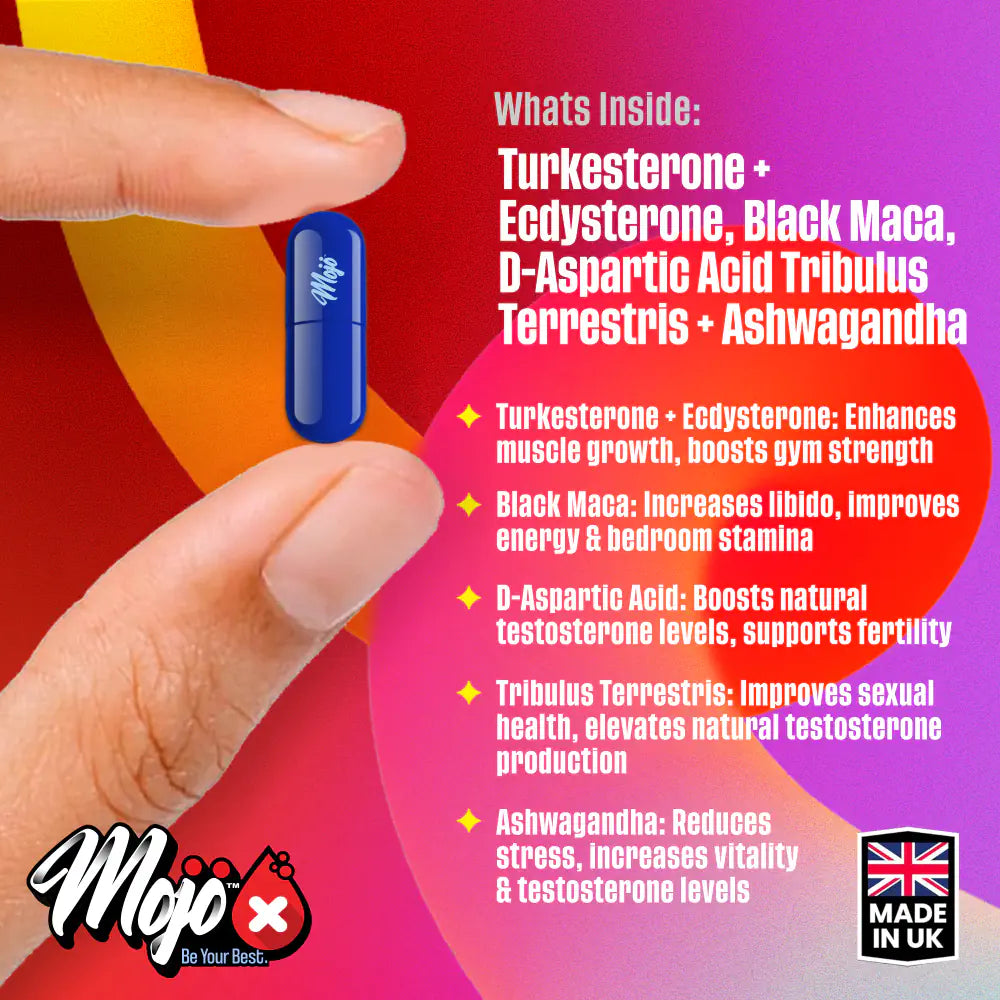 Mojo Testo Natural Testosterone Booster Best Uk Turkesterone Ecdysterone Supplements 4