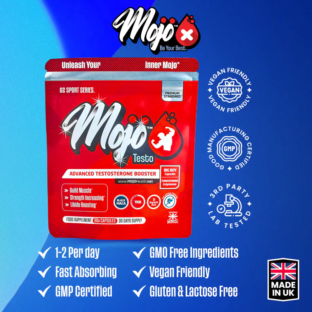 Mojo Testo Natural Testosterone Booster Best Uk Turkesterone Ecdysterone Supplements