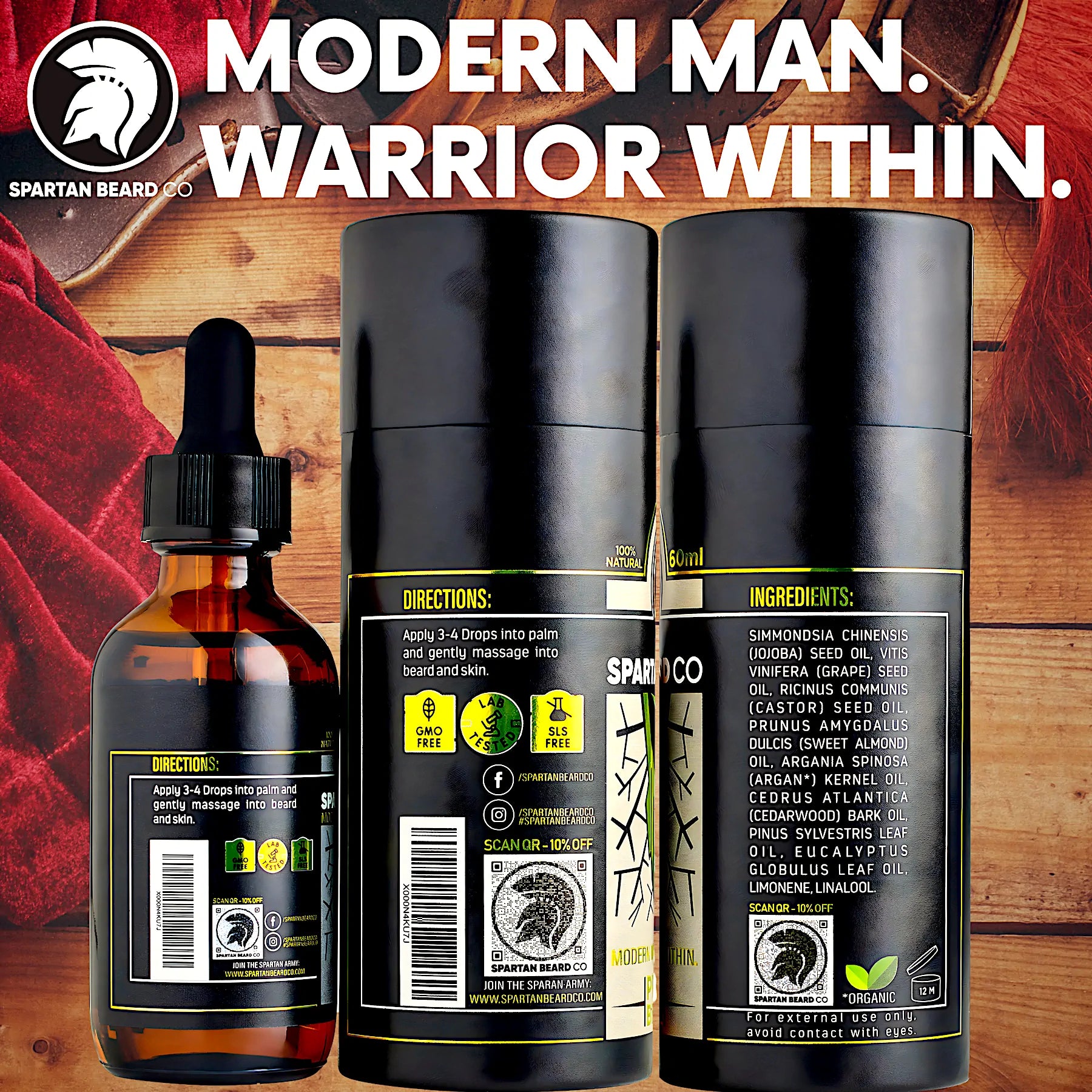 Spartan Beard Co Beard Growth Oil 4