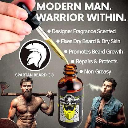 Spartan Beard Co Beard Growth Oil 5