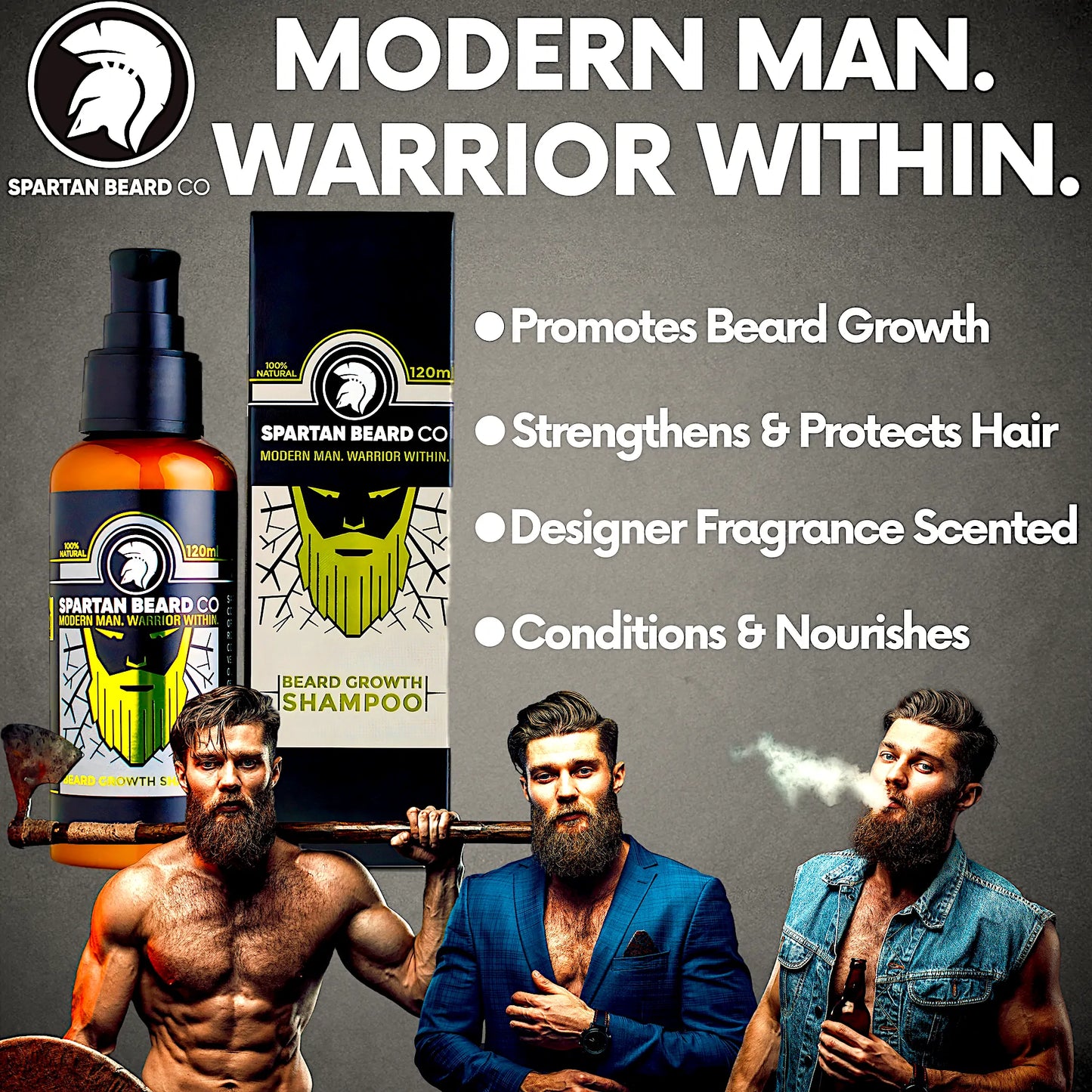 Spartan Beard Co Beard Growth Shampoo Wash 5